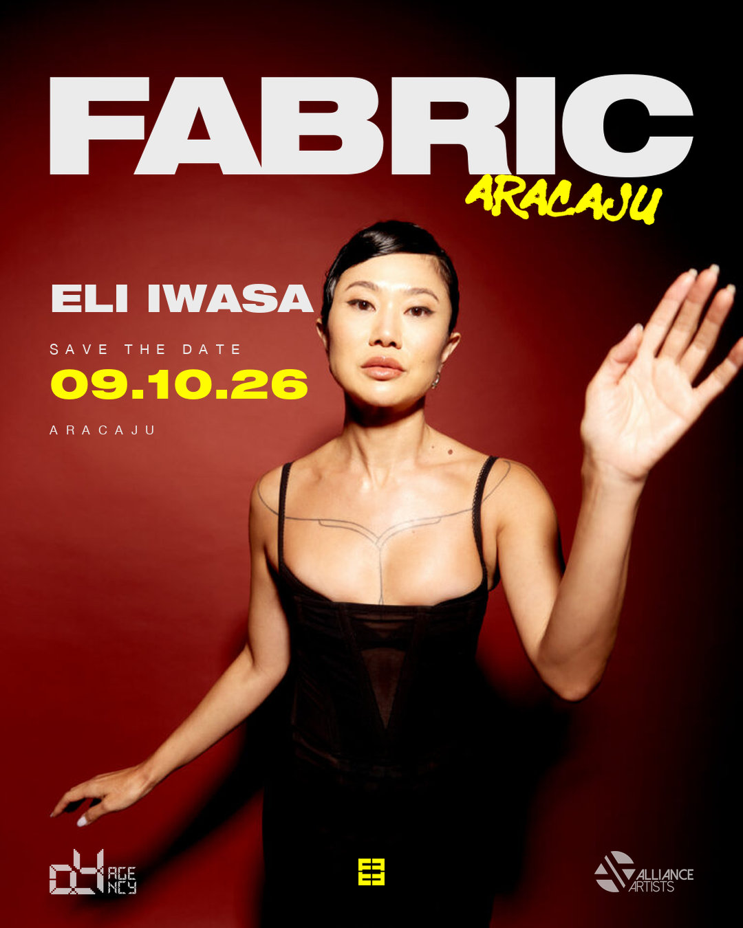Cartaz da Fabric 09/10 com Eli Iwasa